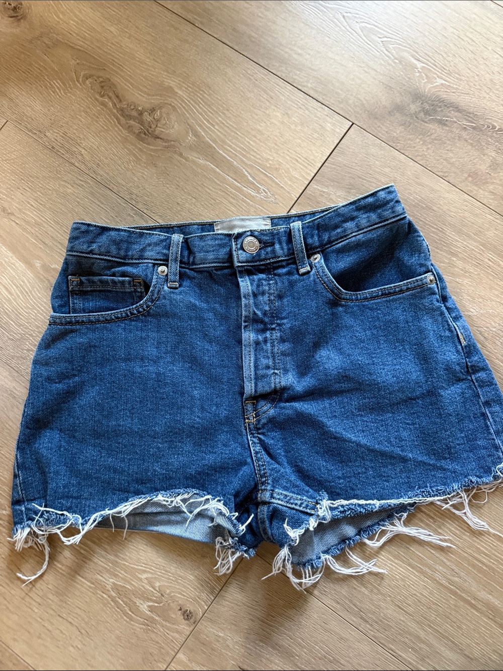 Everlane Cheeky Denim Shorts